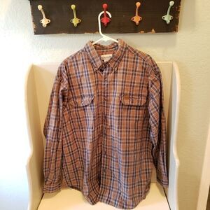 Carhartt Plaid Work Shirt size XL